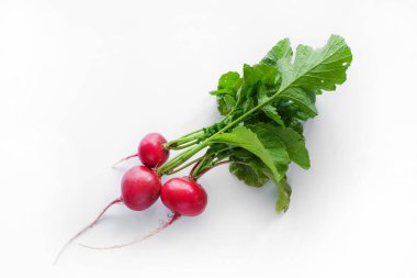 Taze turp hasadı beyazda izole edilmiş. Sağlıklı organik gıda, sebze, tarım. Soyut Doos arkaplanı izole edildi