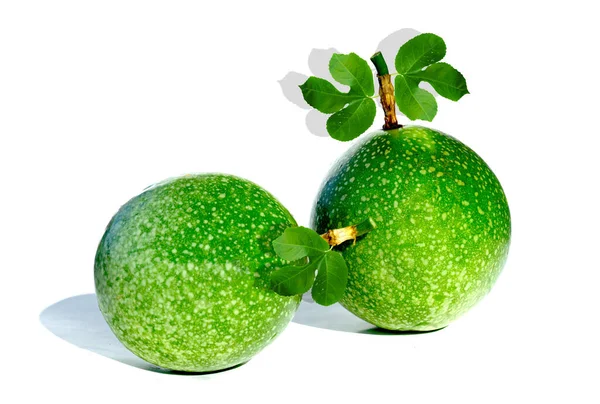 Seul Fruit Fruit Passion Verte Fruit Est Rond Ovale Succulent — Photo