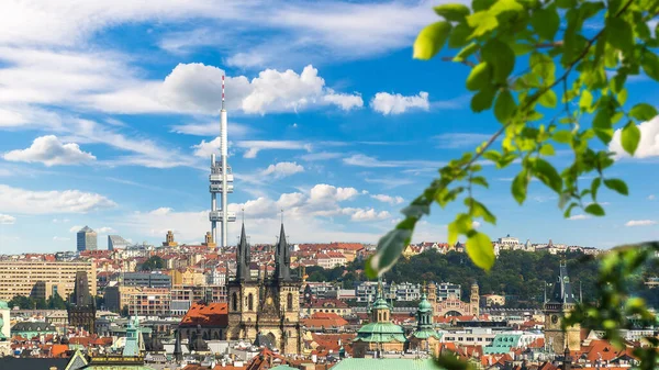 Panorama van Praag — Stockfoto