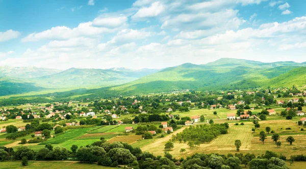 Горная деревня Черногории — стоковое фото