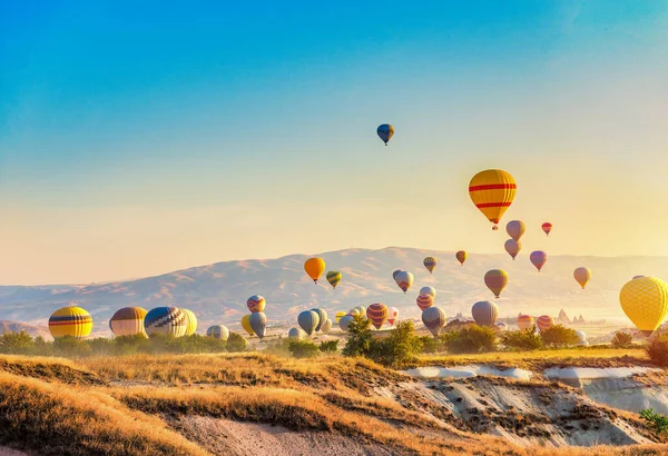 Sol- och luftballonger Stockbild