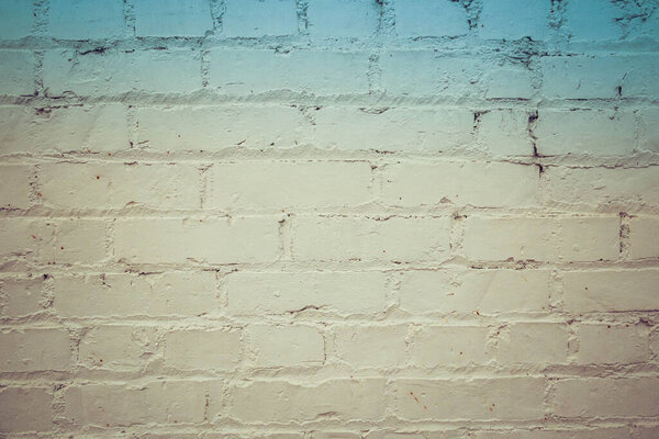 Close up of a white brick wall background