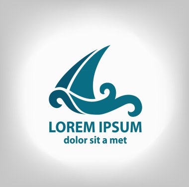stilize gemi, tekne hafif bir arka plan üzerinde