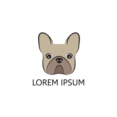 Bir köpeğin üstüne açık renkli stilize başkanı