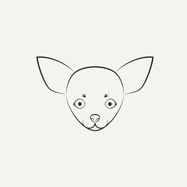 Pies Chihuahua — Wektor stockowy
