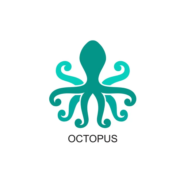 Açık renkli bir ahtapot silüeti