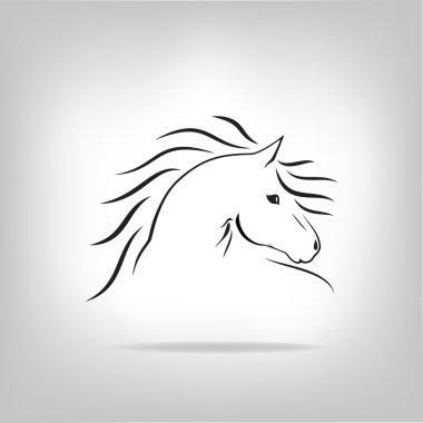 BİR Atın VECTOR İmajı