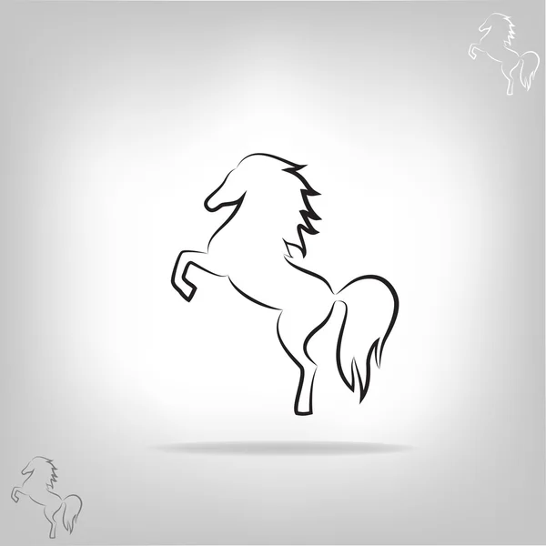 Grafika wektorowa konia — Wektor stockowy