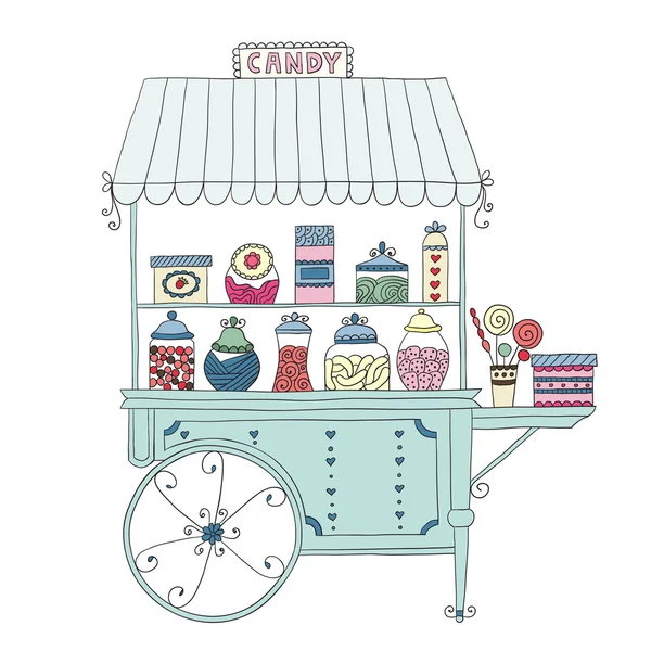 Satılık şeker sepeti.