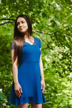 Sunny summer female portrait