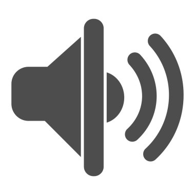 Katı simge, Ses Tasarımı konsepti, beyaz arkaplanda imza, mobil konsept ve web tasarımı için sembol. Vektör grafikleri.