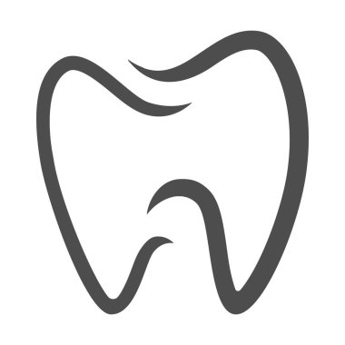 Diş logosu katı ikon, Uluslararası dişçi günü konsepti, beyaz arka planda diş bakımı tabelası, mobil ve web tasarımı için glifli diş ikonu sembolü. Vektör grafikleri.