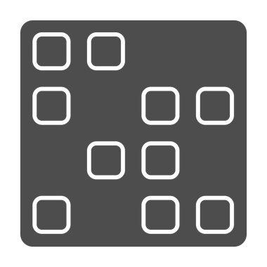 Bilgisayar programı simgesi, Siyah muhasebe kavramı, beyaz arkaplanda uygulama yazılım imzası, mobil ve web için kabartma biçiminde program arayüzü simgesi. Vektör grafikleri.