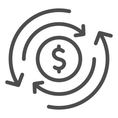 Vergi optimizasyon şeması ikonu, siyah muhasebe konsepti, beyaz arka planda zorunlu mali yükleme imzası, dolar madeni para simgesi olan huni. Vektör grafikleri.