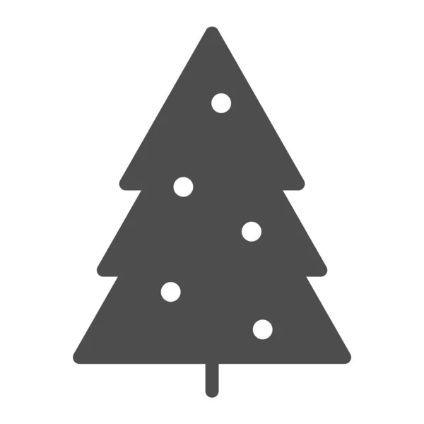 Noel ağacı simgesi. Beyaz üzerine izole edilmiş firavun ağacı çizimi. Xmas dekorasyon kabartma tasarımı, web ve uygulama için tasarlandı. Eps 10. — Stok Vektör