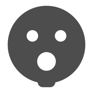 Soket şarj portu katı simgesi, elektrikli araba konsepti, beyaz arka planda elektrik prizi tabelası, mobil ve web tasarımı için üç kabartma sembolü. Vektör grafikleri.