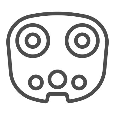 Elektrikli araba süper şarj prizi ikonu, elektrikli araba konsepti, beyaz arka planda elektrikli araç tabelasını şarj etmek için konnektör, Supercharger standart soket taslak biçimi. Vektör.