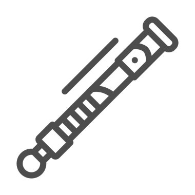 Jedi lazer hattı ikonu, yıldız savaşları konsepti, beyaz arka planda ışın kılıcı vektör işareti, mobil konsept ve web tasarımı için taslak tarzı ikon. Vektör grafikleri.