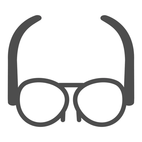 Szemüveg eredeti keret szilárd ikon, oftalmológia koncepció, szemüveg, szemüveg vektor jel fehér alapon, glph stílus ikon mobil koncepció és web design. Vektorgrafika. — Stock Vector