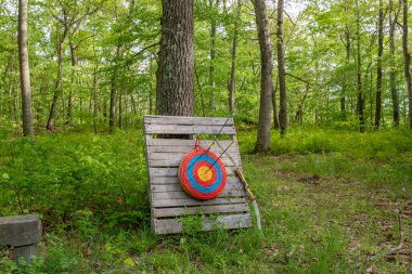 Renkli Okçuluk Hedefi ve Yay Orman Açıklığı 'na Kuruldu