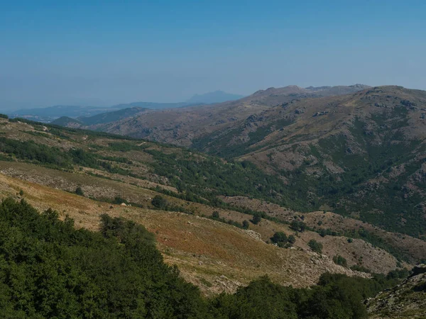 Berglandschaft Gennargentu Höchster Berg Sardiniens Nuoro Italien Vaste Gipfel Trockene — Stockfoto