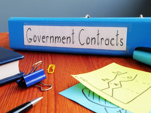 Government Contracts is shown on the conceptual photo using the text