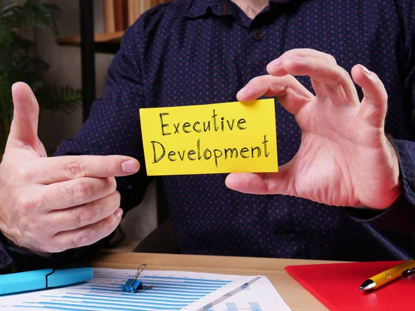 Executive Development Jest Pokazany Zdjęciu Koncepcyjnym Pomocą Tekstu — Zdjęcie stockowe