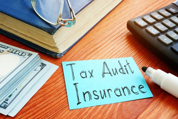 Tax Audit Insurance is shown on the conceptual photo using the text