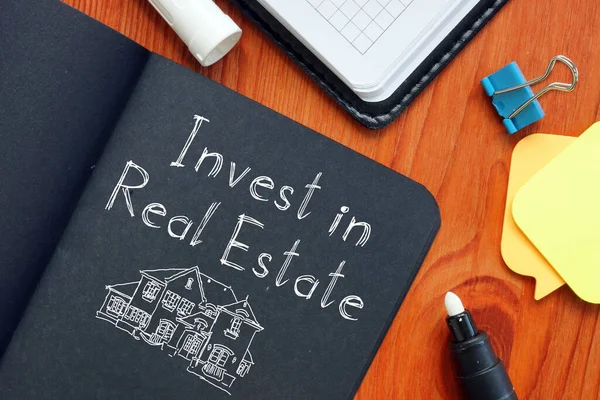 Invest in Real Estate is shown on the photo using the text