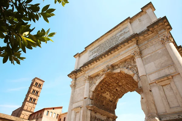 Titusbågen, Rom. Italien — Stockfoto