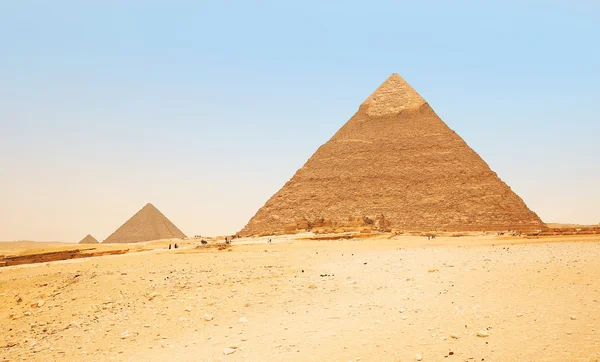 Πυραμίδες της Γκίζας. Αίγυπτος — Φωτογραφία Αρχείου
