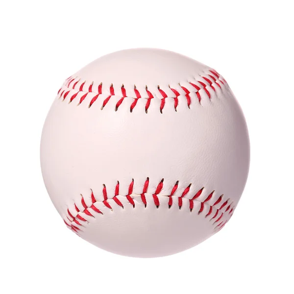 Baseball isolated on white. Ball with clipping path — Stock Photo, Image