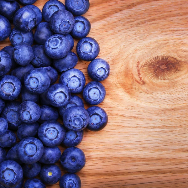 Blueberry na drewniane tła — Zdjęcie stockowe