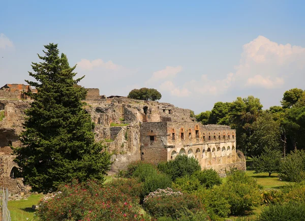 Die Ruinen von Pompeji, Italien — Stockfoto