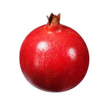 Beyaz üzerine izole edilmiş nar.