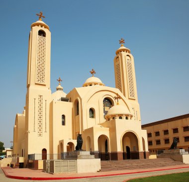 The Coptic Orthodox Church in Sharm El Sheikh, Egypt  clipart
