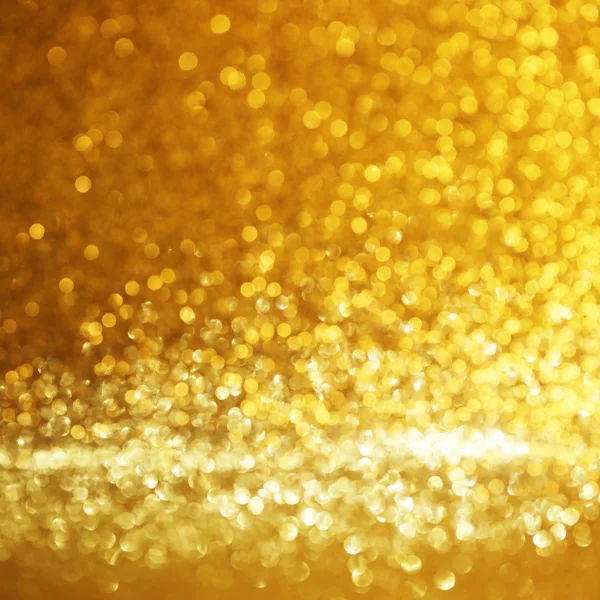 Guld bokeh bakgrund — Stockfoto