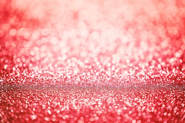 Christmas Background. Red Holiday Glowing Glitter Bokeh — Stock Photo, Image