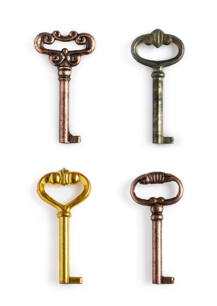 Collection of vintage keys — Stock Photo, Image