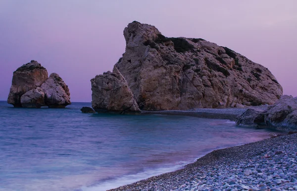 Vacker strand, födelseplatsen för Afrodite — Stockfoto