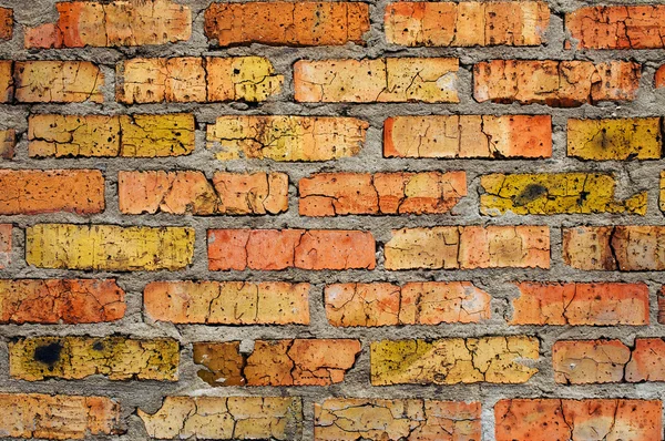 Rode bakstenen muur textuur — Stockfoto