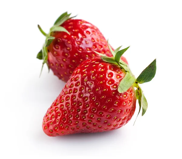 Reife Erdbeeren aus nächster Nähe — Stockfoto
