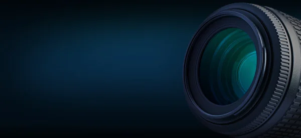 Camera lens close-up — Stockfoto