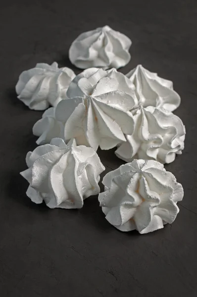 White vanilla meringues — Stock Photo, Image