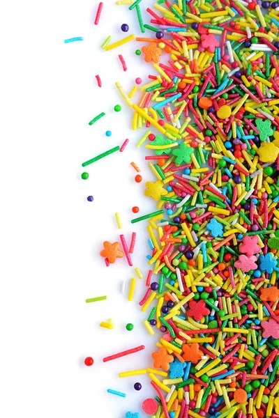 Colorful sugar sprinkle dots — Stock Photo, Image