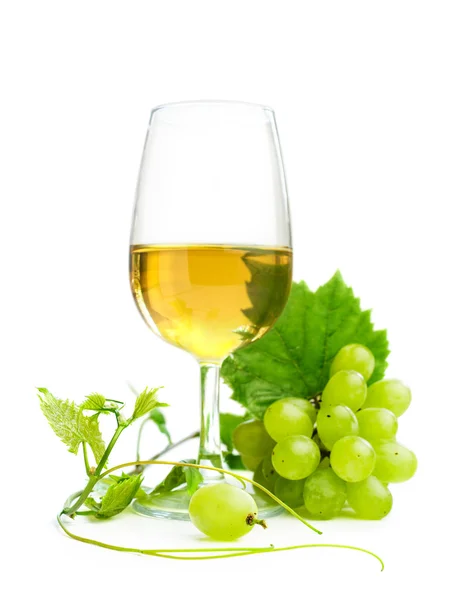 Białe wina z winogron — Zdjęcie stockowe