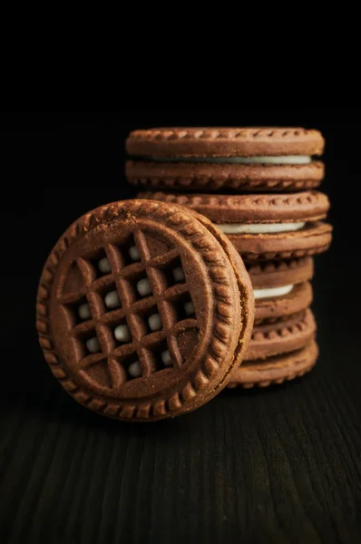 Cocoa cookies — Stock Photo, Image