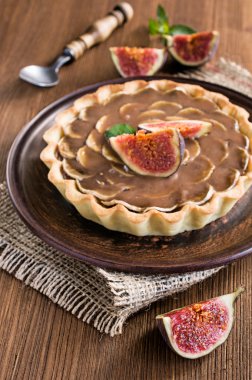 çikolata-muz tart incir ile 