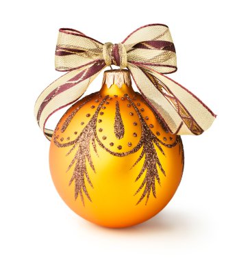 Bir desen ile Noel altın top