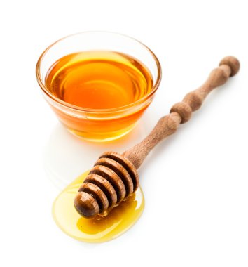 Bal ile ahşap Kepçe